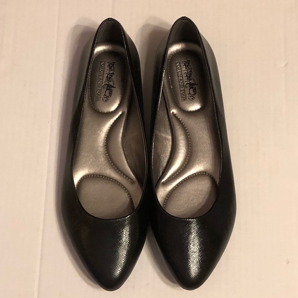 Coach and Four Shoes - Coach and Four Black Flats B6